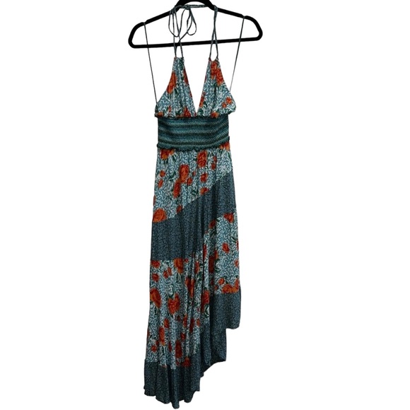 Free People Gabriela Multi Print Halter Maxi Dress - Picture 2 of 8